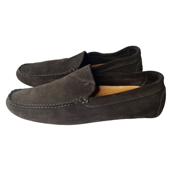 L\'Artigiano Sorrentino Loafers Size 10 Shoes Brown Suede Made in Italy main image 8